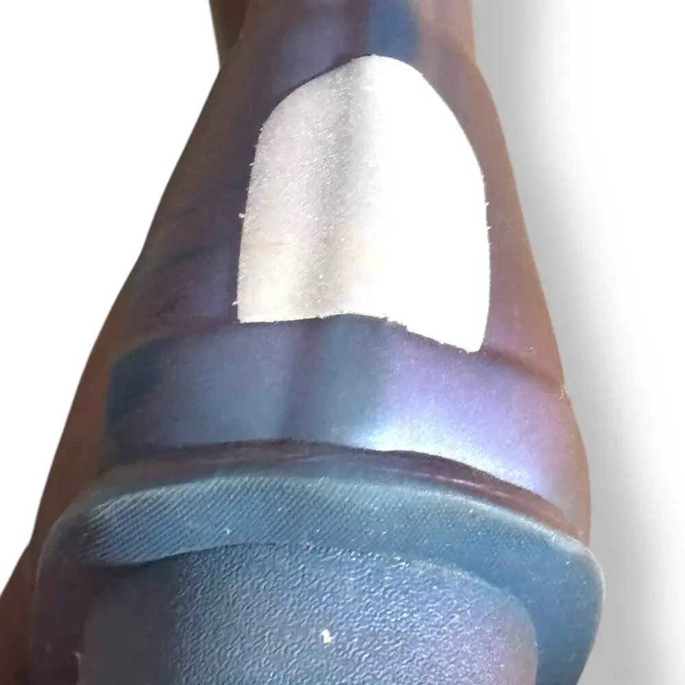 Hunter Original Tall Gloss Rain Boots Purple Iridescent Waterproof Wellies 5